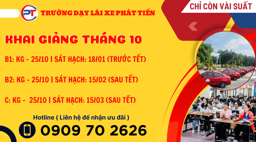 KHAI GIẢNG KHOÁ HỌC THÁNG 10